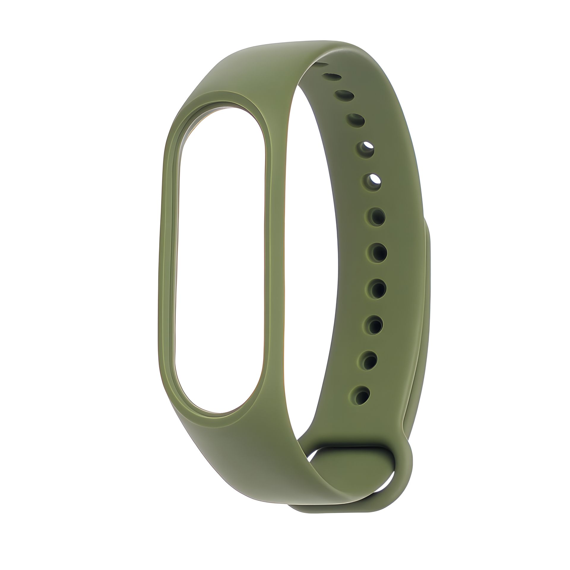 Тёмно-зелёный силиконовый ремешок для Xiaomi Mi Band 3/4 № 17 Тёмно-зелёный силиконовый ремешок для Xiaomi Mi Band 3/4 № 17