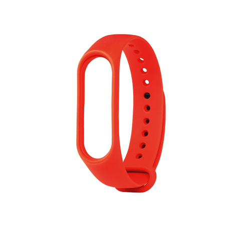 Ремешок силиконовый для Xiaomi Mi Band 3/ 4 № 08 красный