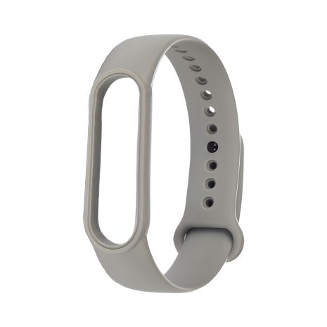 Силиконовый ремешок для Xiaomi Mi Band 5/6, серый, №10