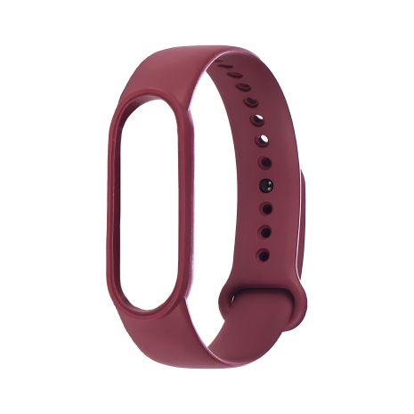Силиконовый ремешок для Xiaomi Mi Band 5/6 в бронзово-фиолетовом цвете № 06