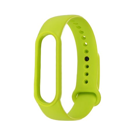 Силиконовый ремешок для Xiaomi Mi Band 5/6, цвет № 12 лайм