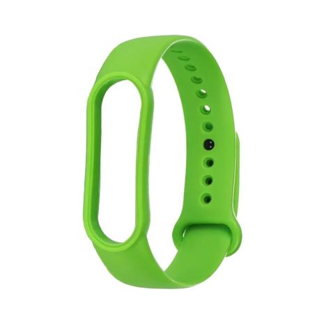 Силиконовый ремешок для Xiaomi Mi Band 5/6, цвет № 19 салатовый