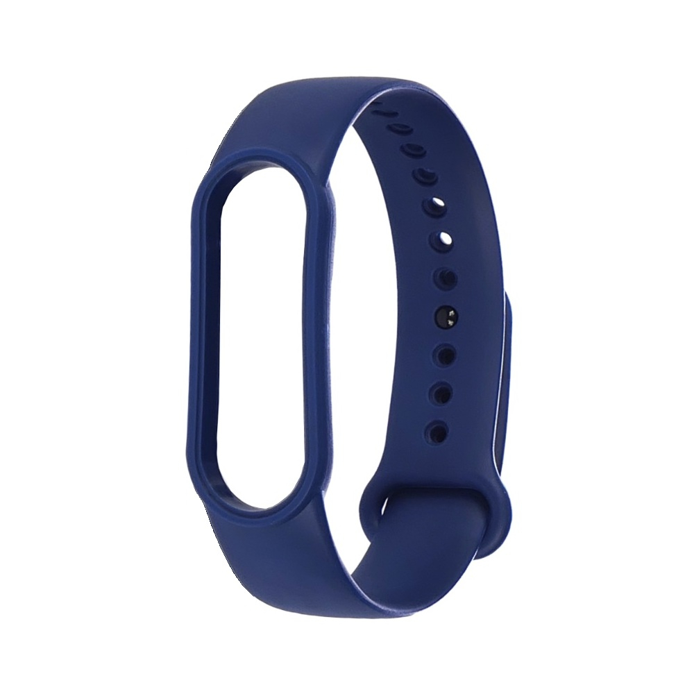 Ремінець силіконовий для Xiaomi Mi Band 5/6 колір №18 сапфіровий Ремінець силіконовий для Xiaomi Mi Band 5/6 колір №18 сапфіровий