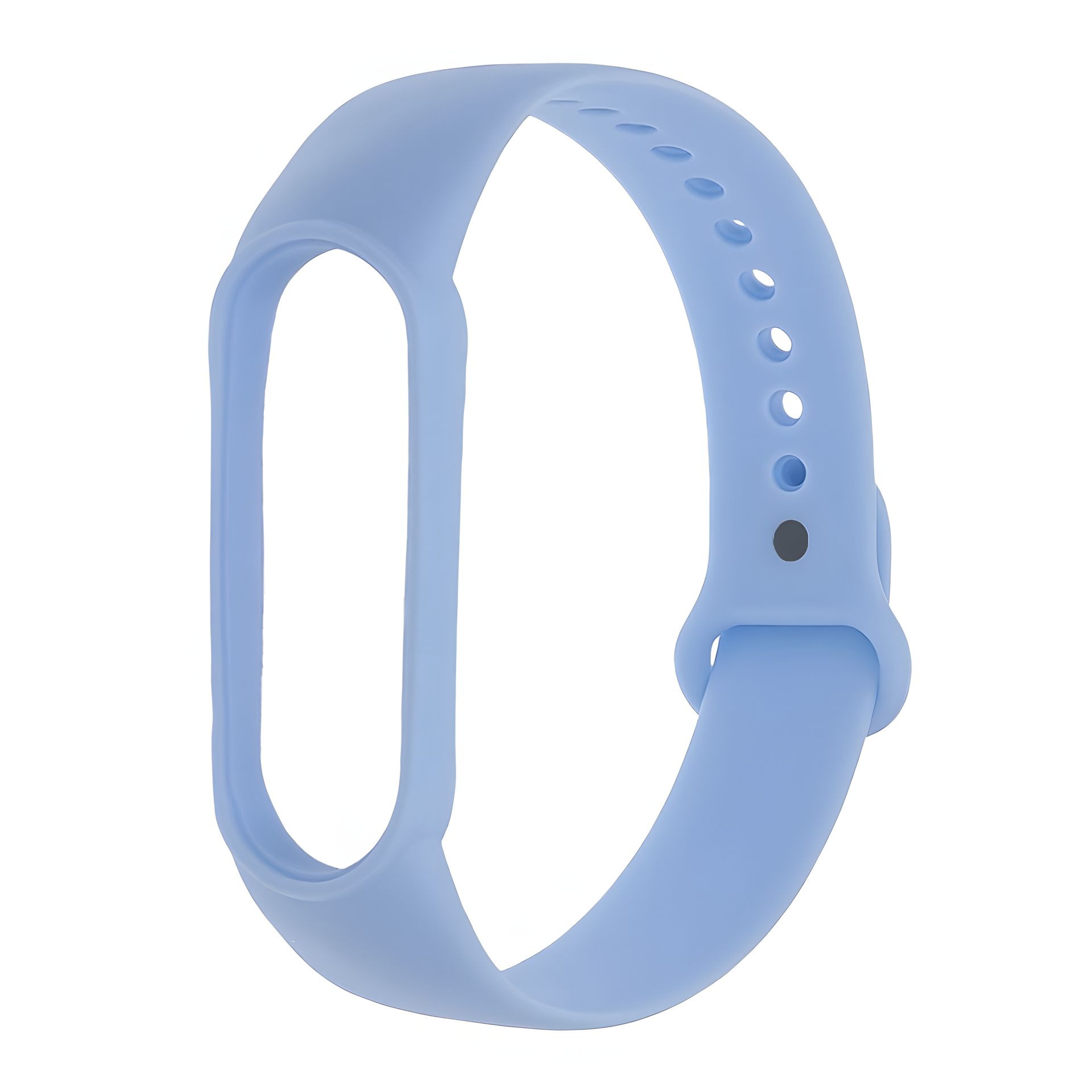 Силіконовий ремінець для Xiaomi Mi Band 5, 6, колір № 27, синій Силіконовий ремінець для Xiaomi Mi Band 5, 6, колір № 27, синій