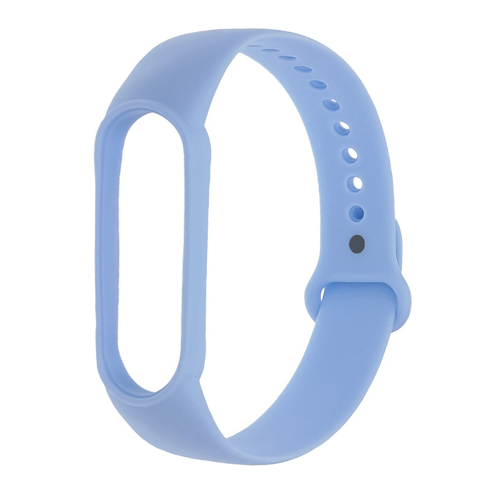 Ремешок силиконовый для Xiaomi Mi Band 5/ 6 цвет № 27 синий Ремешок силиконовый для Xiaomi Mi Band 5/ 6 цвет № 27 синий