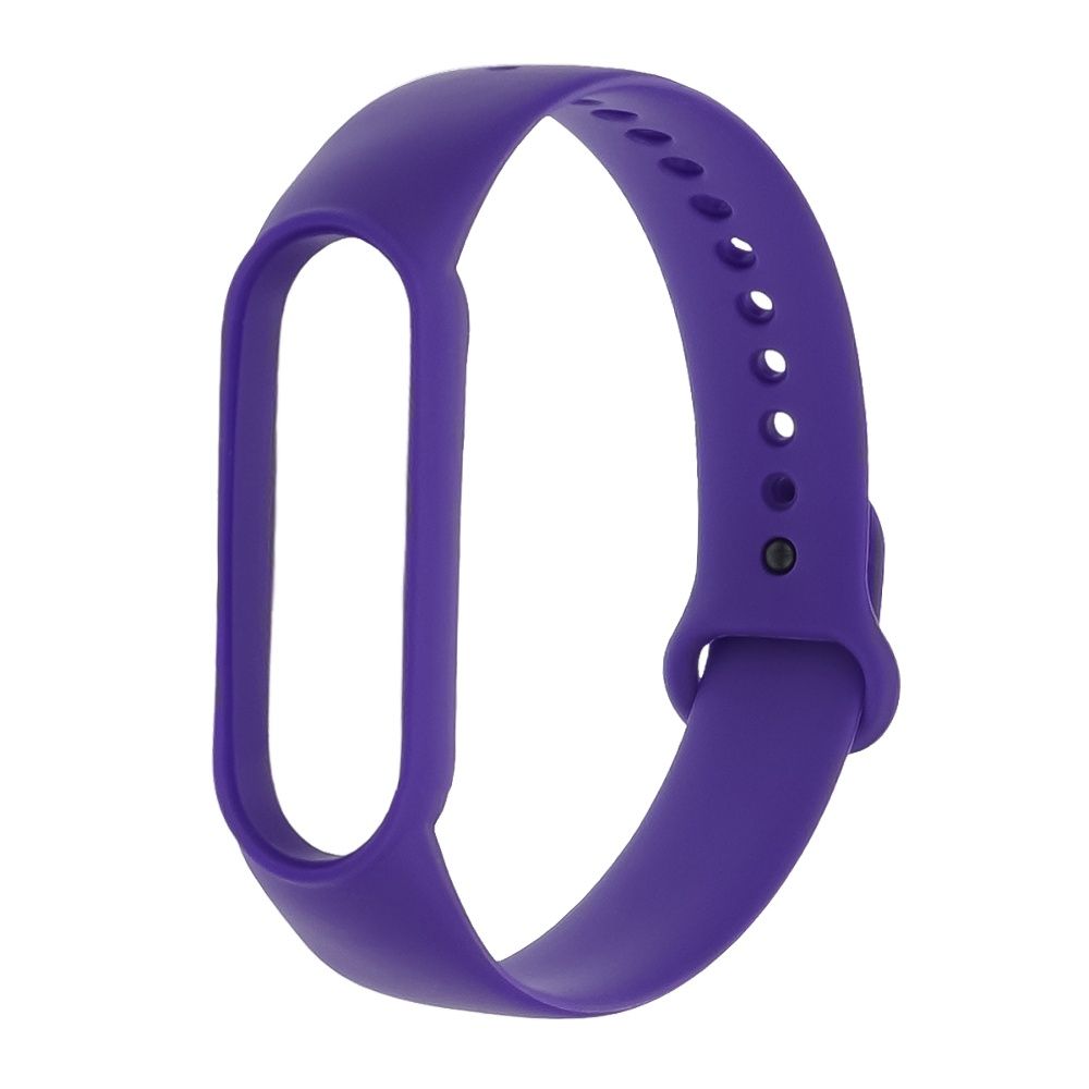 Силіконовий ремінець для Xiaomi Mi Band 5, 6, колір №26, темно-фіолетовий Силіконовий ремінець для Xiaomi Mi Band 5, 6, колір №26, темно-фіолетовий