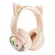 Беспроводные игровые наушники Onikuma Cat Ear Bluetooth B5 |BT/AUX, Type-C, 55H, RGB| ivory Беспроводные игровые наушники Onikuma Cat Ear Bluetooth B5 |BT/AUX, Type-C, 55H, RGB| ivory