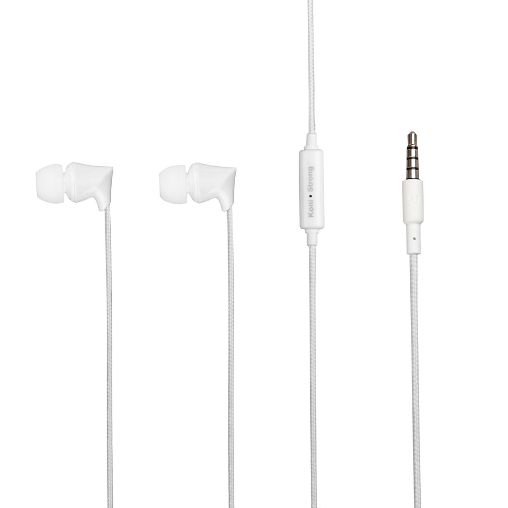 Навушники KONI strong with mic KS-341 white Навушники KONI strong with mic KS-341 white