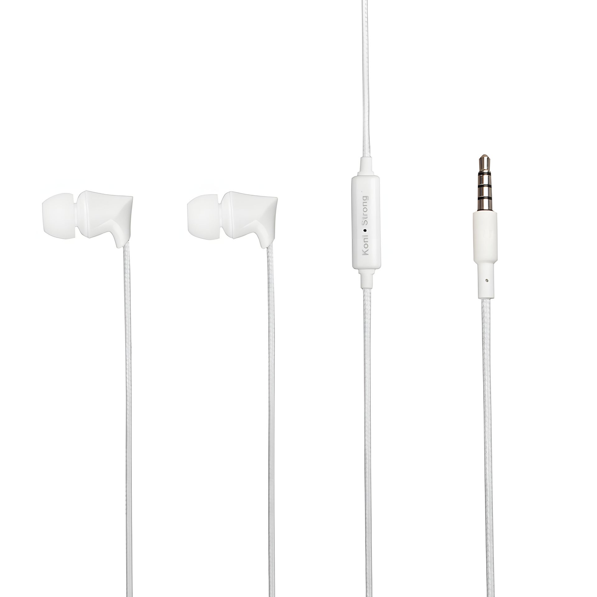 Наушники KONI strong с микрофоном KS-341 белые Наушники KONI strong с микрофоном KS-341 белые