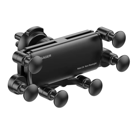 Холдер Essager Universal 6-points Gravity Car Holder Black