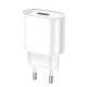 Сетевое зарядное устройство Hoco C109A USB QC 18W, белое