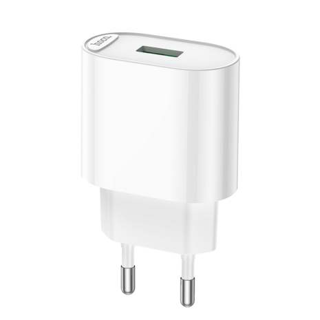 Сетевое зарядное устройство Hoco C109A USB QC 18W белое Сетевое зарядное устройство Hoco C109A USB QC 18W белое