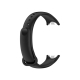 Ремінець Metal-Silicone з металевим кріпленням для Xiaomi Mi Band 8/8 NFC, Mi Band 9, Mi Band 10 Original Design black