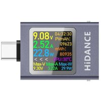 Тестер Hidance 13 в 1 USB Type-C Digital Display DC50V12A600W серый