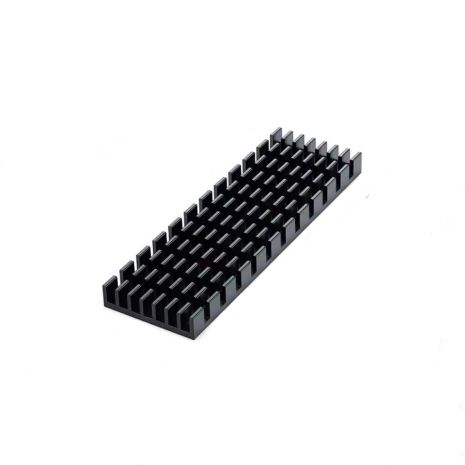 Радиатор для SSD JEYI 2280 6mm Heatsink Aluminium Cooler с термопрокладками для Ps5, PC, Laptop, Шипы Black