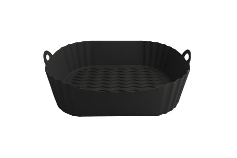 Силіконова ємність для аерогрилю, 19 см, чорний Силіконова ємність для аерогрилю, 19 см, чорний