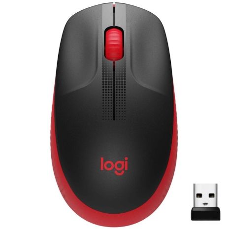 Беспроводная мышь Logitech M190 Wireless Red (910-005908)