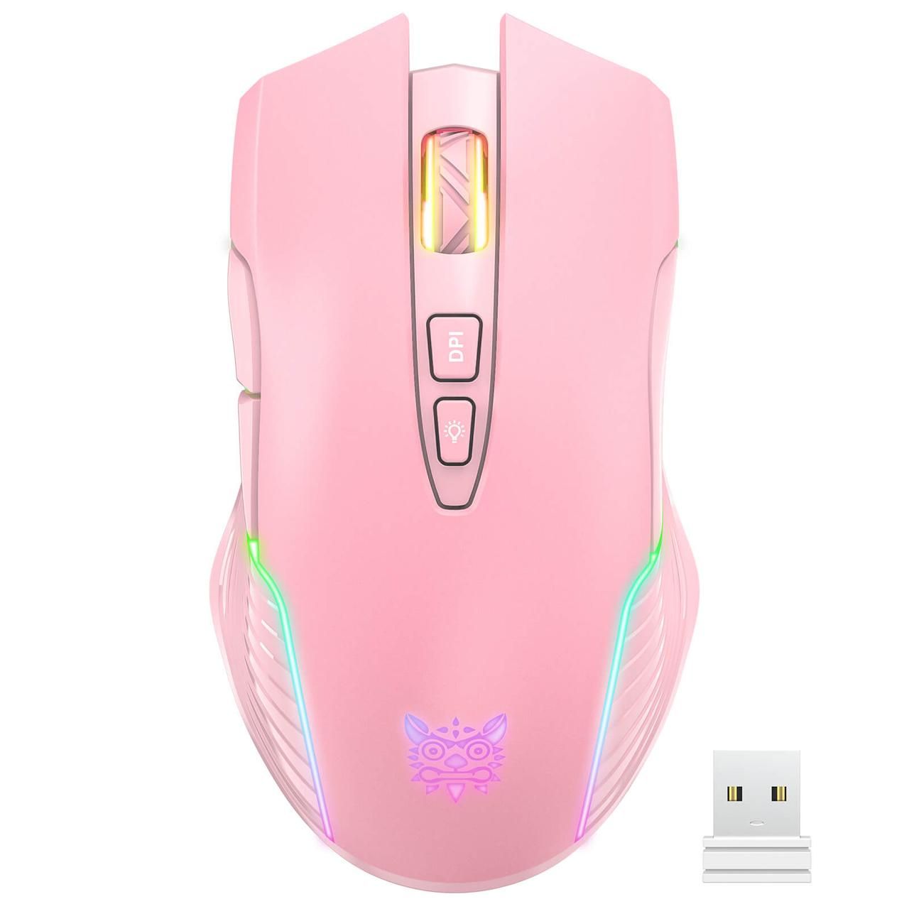 Мышь ONIKUMA Gaming wireless CW905 RGB pink Мышь ONIKUMA Gaming wireless CW905 RGB pink