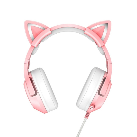 Навушники ONIKUMA Gaming CAT with LED K9 | 3.5mm | pink Навушники ONIKUMA Gaming CAT with LED K9 | 3.5mm | pink