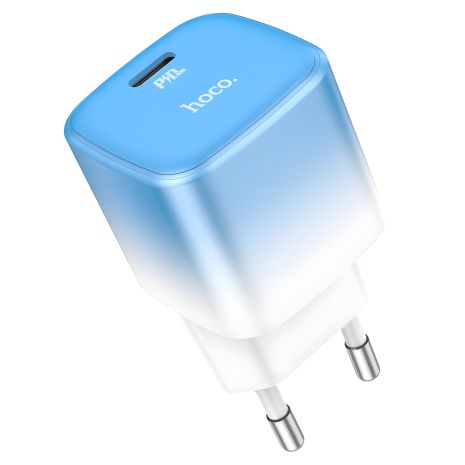 Зарядное устройство Hoco C101A Type-C PD синее