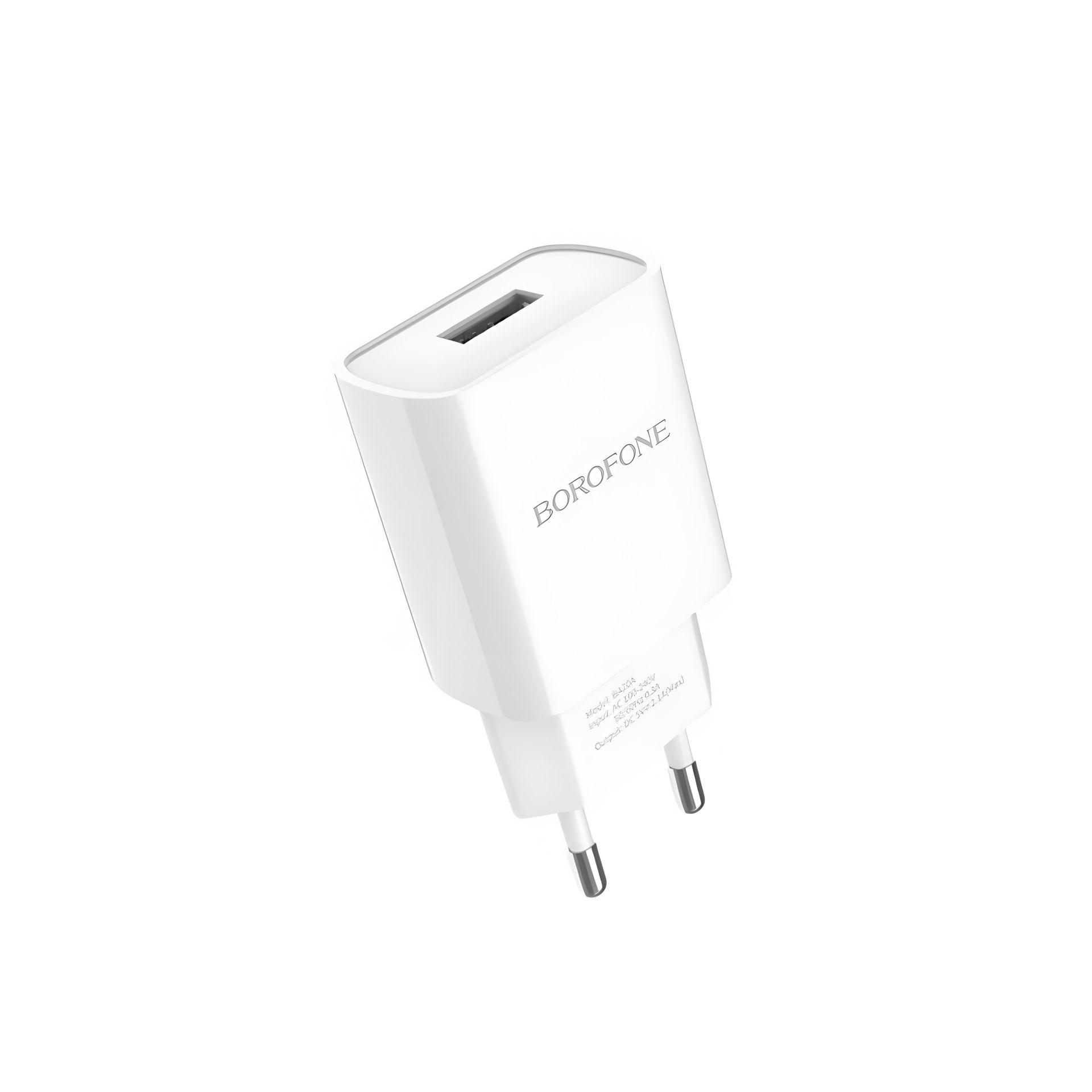 Зарядка Borofone BA20A 2.1A Белая Зарядка Borofone BA20A 2.1A Белая