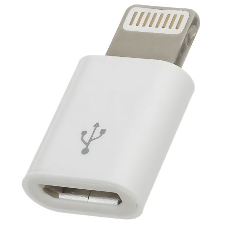 Переходник PowerPlant с micro USB на Lightning Переходник PowerPlant с micro USB на Lightning