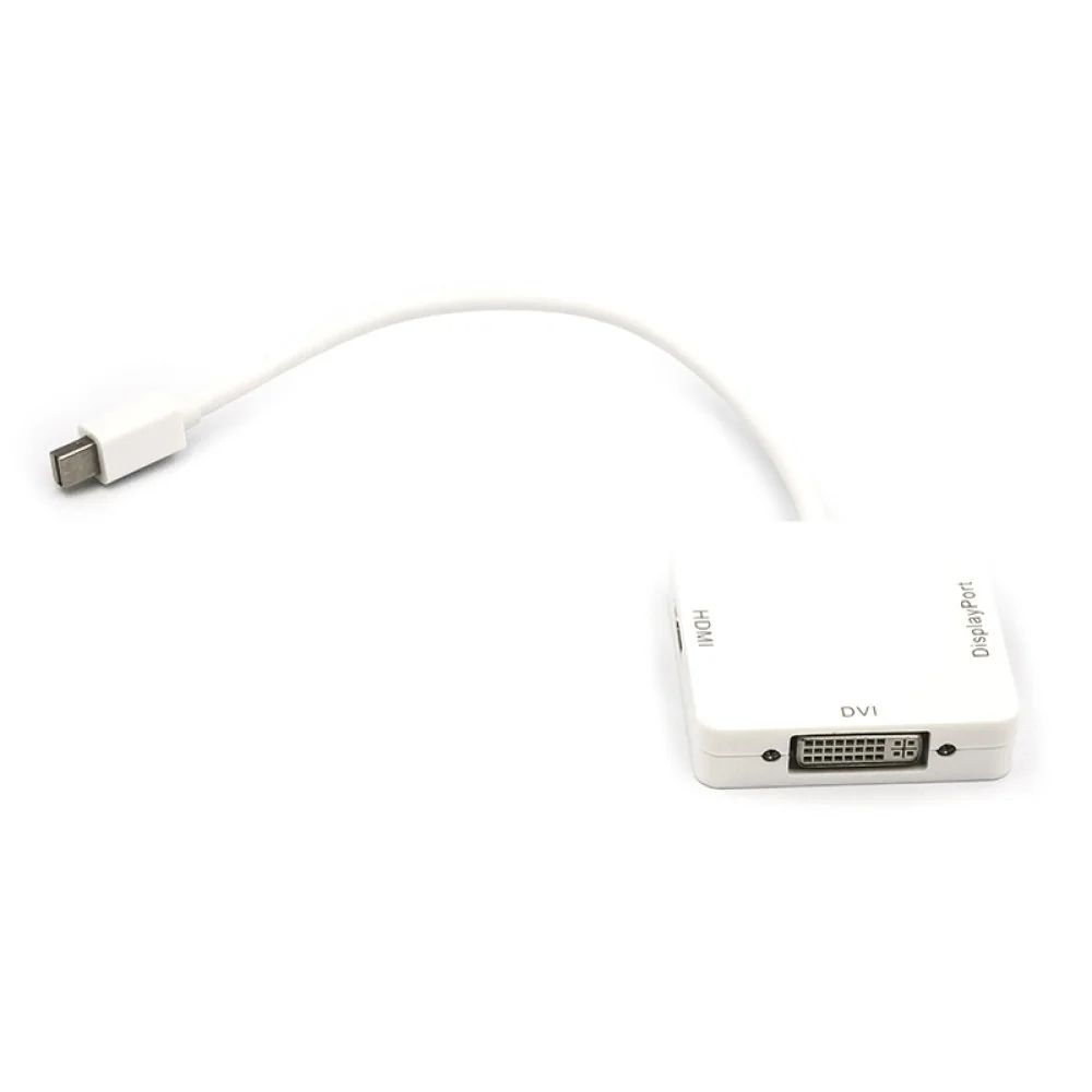 Переходник кабельный PowerPlant mini DisplayPort (Thunderbolt) - DisplayPort, HDMI, DVI 0.2 м Переходник кабельный PowerPlant mini DisplayPort (Thunderbolt) - DisplayPort, HDMI, DVI 0.2 м