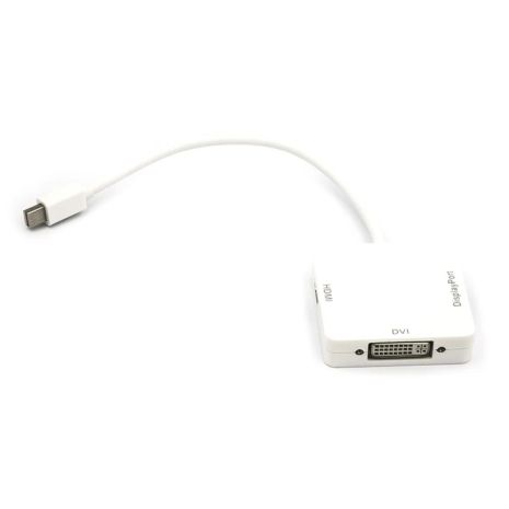 Кабель-переходник PowerPlant mini DisplayPort (Thunderbolt) - DisplayPort, HDMI, DVI 0.2 м Кабель-переходник PowerPlant mini DisplayPort (Thunderbolt) - DisplayPort, HDMI, DVI 0.2 м
