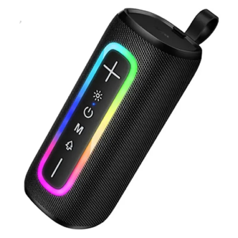 Портативная Bluetooth колонка Hoco HC36 с LED подсветкой black