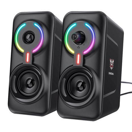 Компьютерная акустика ONIKUMA RGB L6 |5Wx2, BT, USB, 3.5mm| черная Компьютерная акустика ONIKUMA RGB L6 |5Wx2, BT, USB, 3.5mm| черная