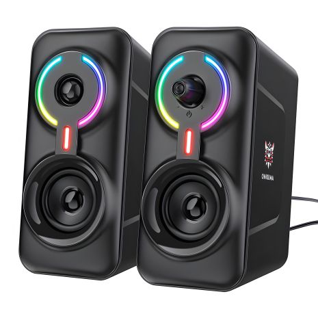 Компьютерная акустика ONIKUMA RGB L6 |5Wx2, BT, USB, 3.5mm| черная Компьютерная акустика ONIKUMA RGB L6 |5Wx2, BT, USB, 3.5mm| черная