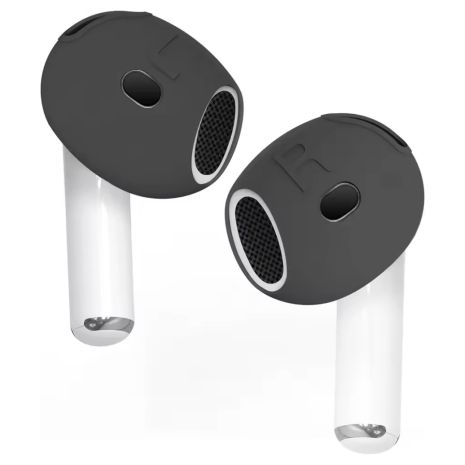 Антиковзні накладки для навушників Airpods 4, пара, чорні