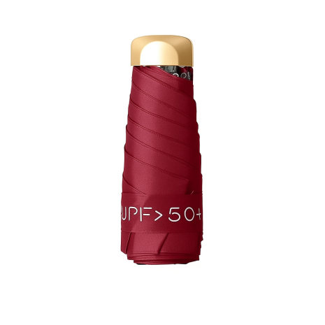 Зонт карманный UPF50R от дождя и солнца RED