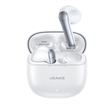 Bluetooth-навушники USAMS TWS Earbuds XH09 |BT5.1, 35/300mAh, 5.5h| білий Bluetooth-навушники USAMS TWS Earbuds XH09 |BT5.1, 35/300mAh, 5.5h| білий