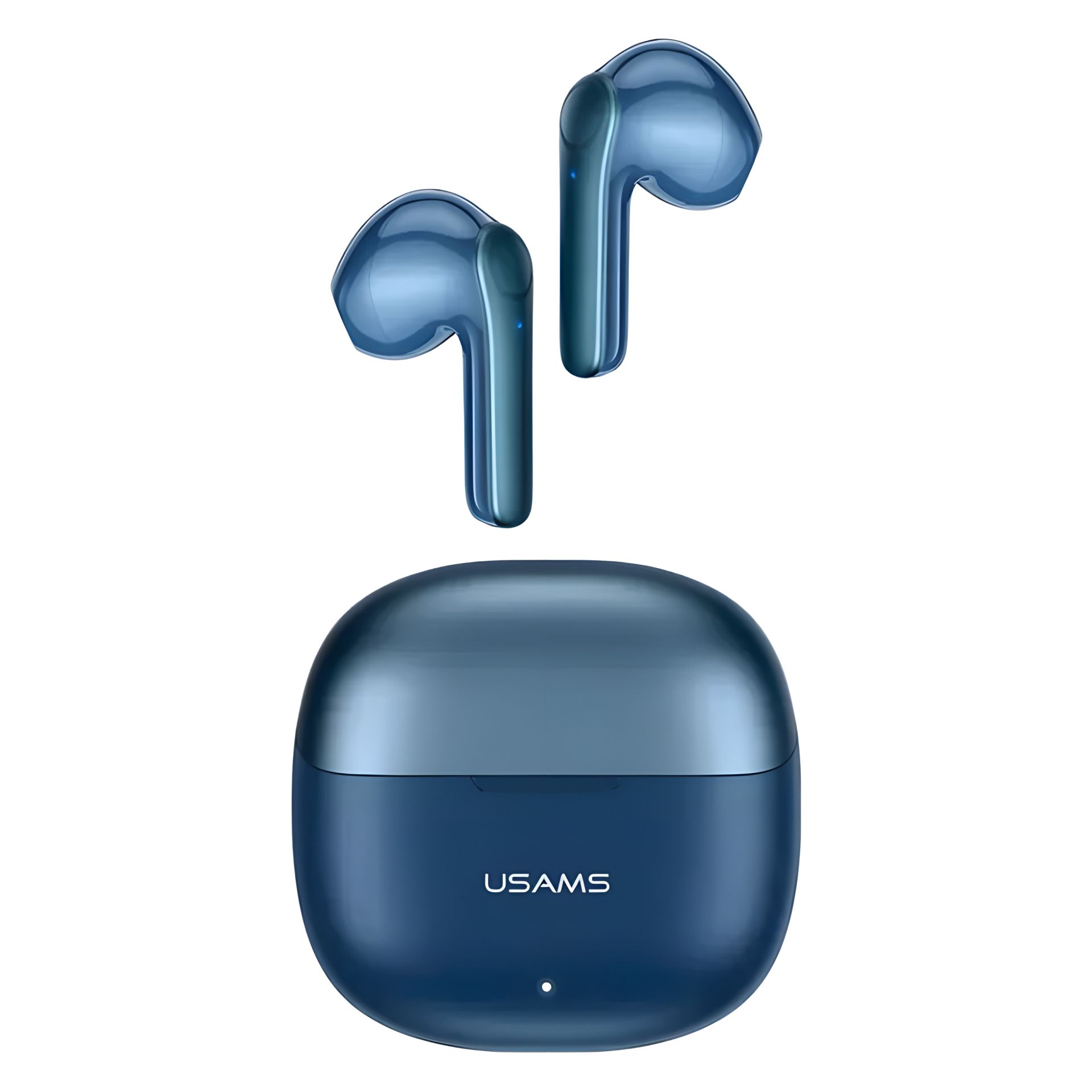 Бездротові навушники USAMS Earbuds XH09, TWS, BT5.1, 35mAh, 300mAh, 5.5h, сині Бездротові навушники USAMS Earbuds XH09, TWS, BT5.1, 35mAh, 300mAh, 5.5h, сині