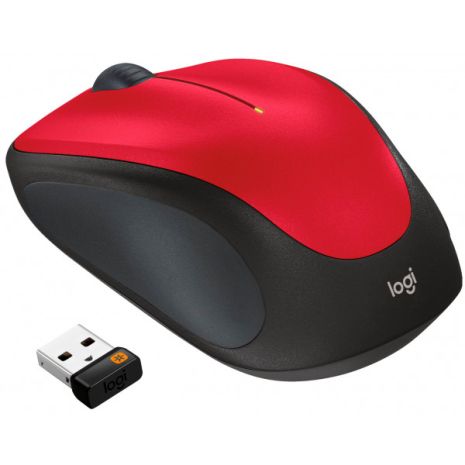 Червона бездротова миша Logitech M235 WL, 1000DPI, 1хАА, 2.4G (910-002496)