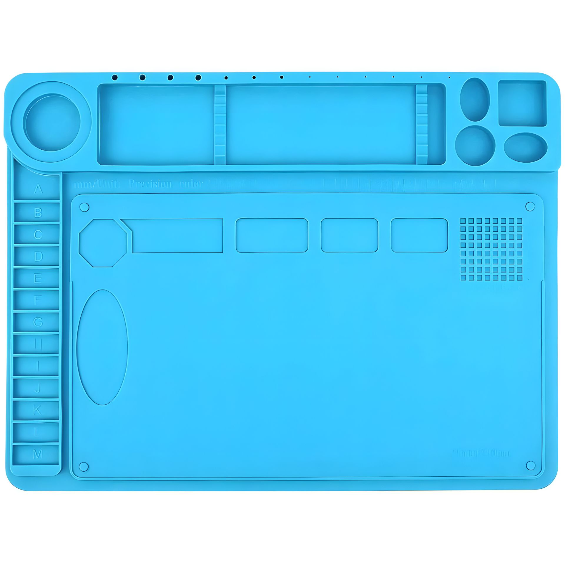 Силиконовый коврик Mechanic V61, термостойкий, для пайки и ремонта техники, 480x360 мм, синий Силиконовый коврик Mechanic V61, термостойкий, для пайки и ремонта техники, 480x360 мм, синий