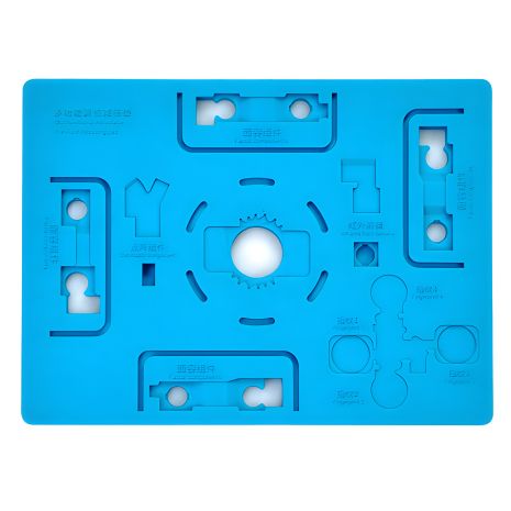 Термостойкий силиконовый коврик Mechanic V67, для ремонта Face ID iPhone X/XS/11/12 / CPU A8-A13