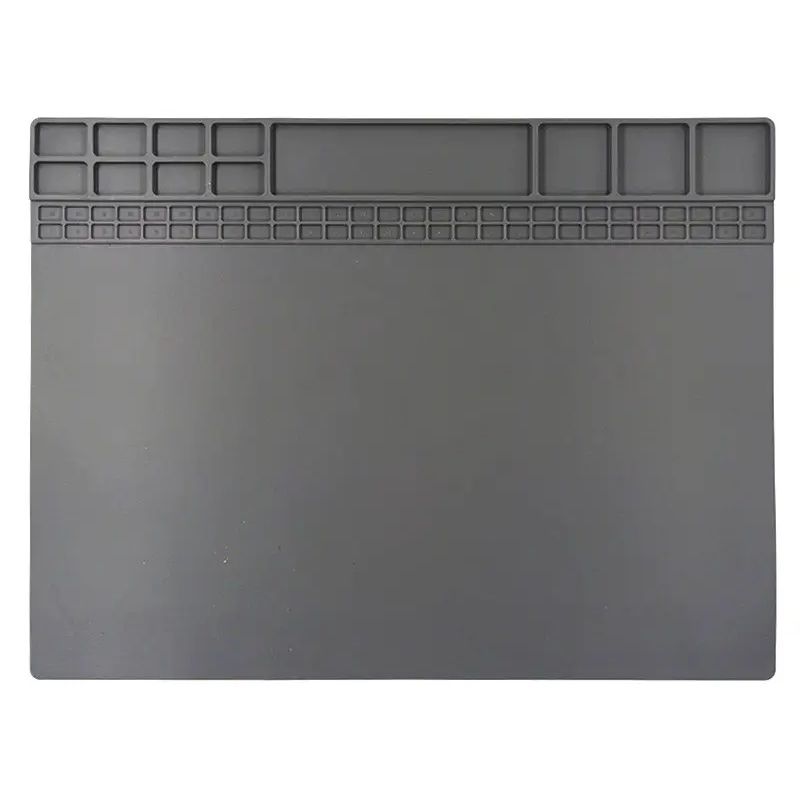 Мат силіконовий, термостійкий Aida A-220, для ремонту портативної техніки та розкладки запчастин (405x305мм) Мат силіконовий, термостійкий Aida A-220, для ремонту портативної техніки та розкладки запчастин (405x305мм)