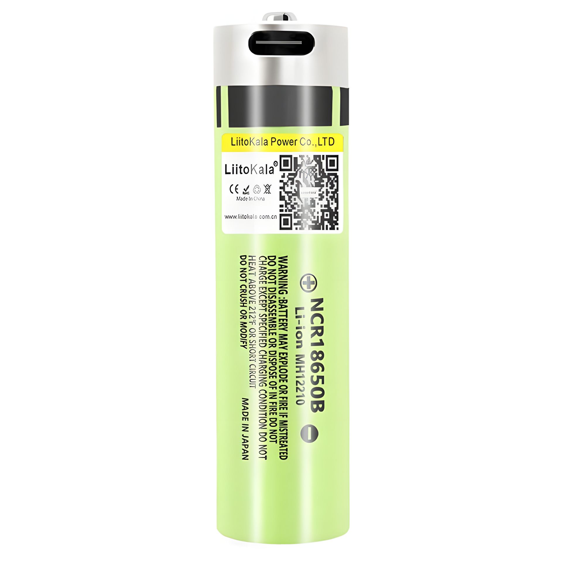 Аккумулятор LiitoKala 34B-USB 18650 / NCR18650B / Type-C / Защита / 3A / 3400mah / Original Аккумулятор LiitoKala 34B-USB 18650 / NCR18650B / Type-C / Защита / 3A / 3400mah / Original