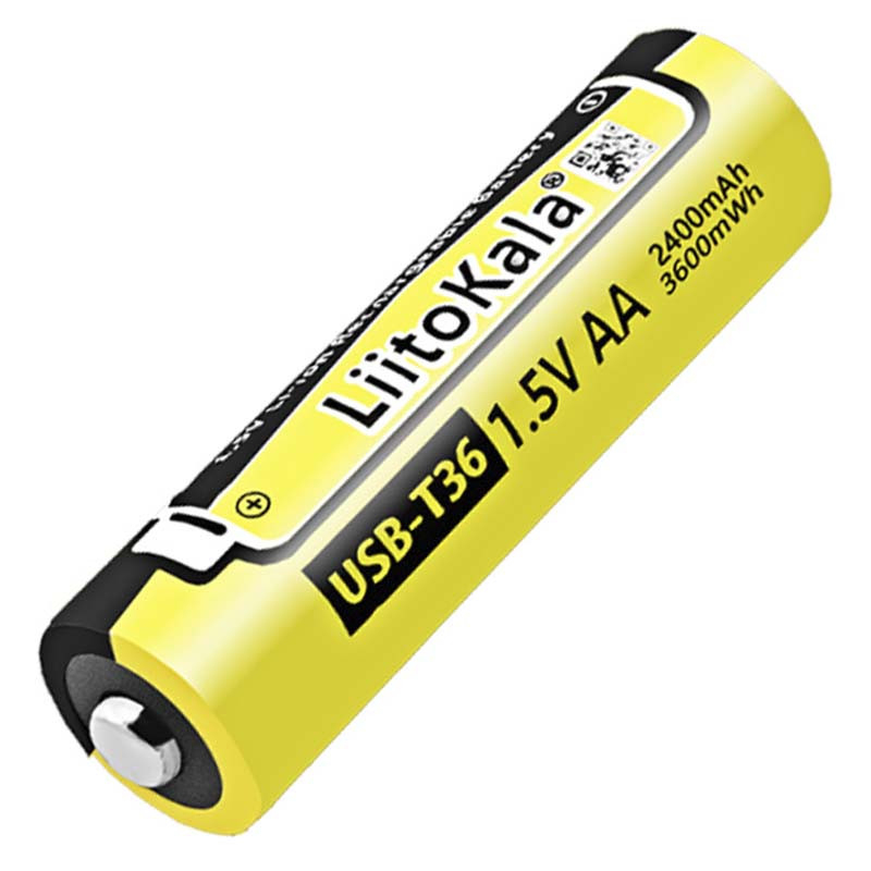 Аккумулятор LiitoKala USB T36 (AA) / 2400 mAh / 3600 mWh / Type-C Original Аккумулятор LiitoKala USB T36 (AA) / 2400 mAh / 3600 mWh / Type-C Original