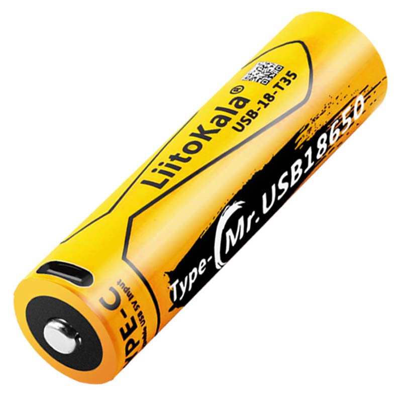Аккумулятор LiitoKala USB-18-T35 / 18650 / 3500 mAh / Type-C Original Аккумулятор LiitoKala USB-18-T35 / 18650 / 3500 mAh / Type-C Original