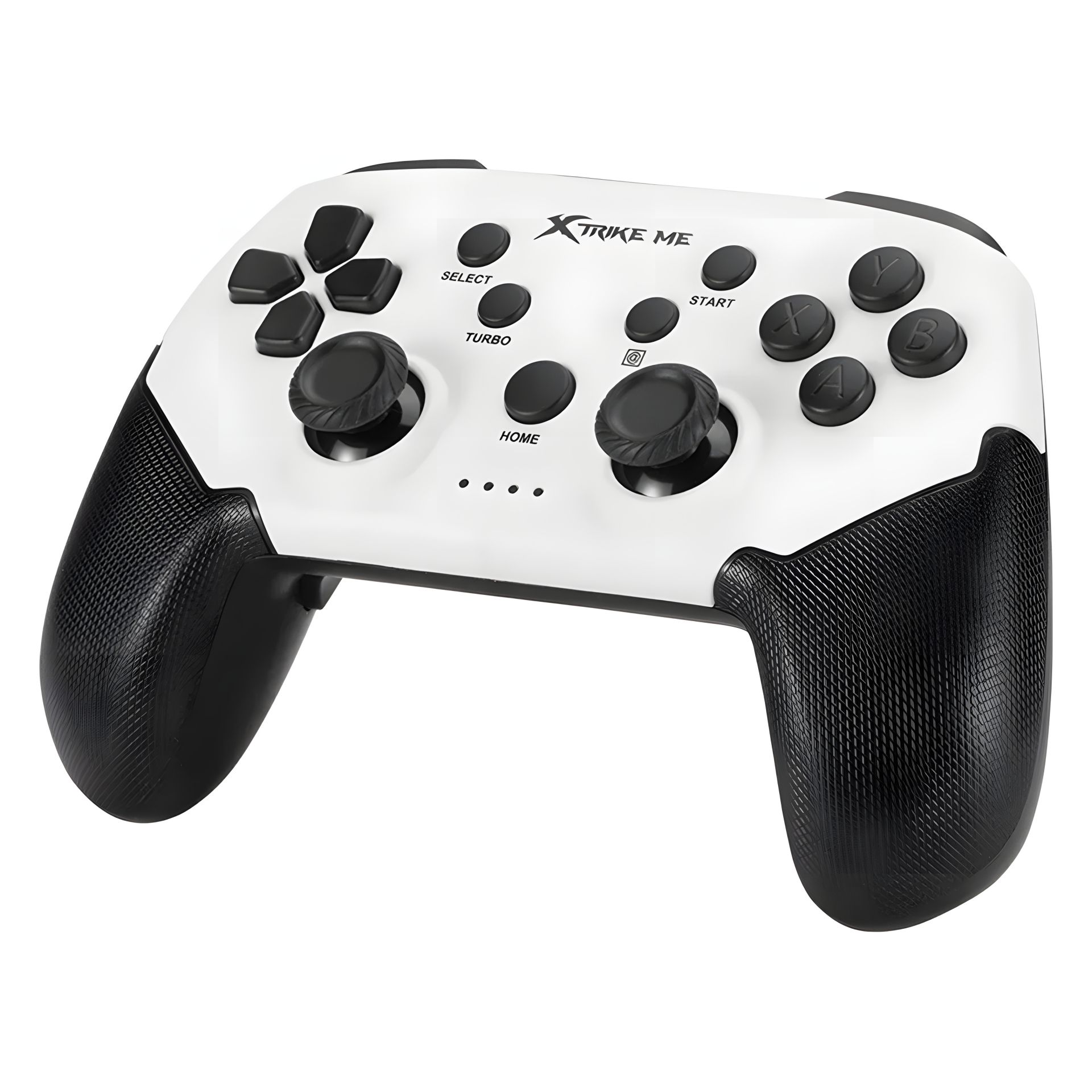 Ігровий контролер XTRIKE ME GP-43 (Bluetooth Gamepad для Android, PS, Switch, PC, BT4.0, Type-C, 400mAh, 12h, чорно-білий) Ігровий контролер XTRIKE ME GP-43 (Bluetooth Gamepad для Android, PS, Switch, PC, BT4.0, Type-C, 400mAh, 12h, чорно-білий)