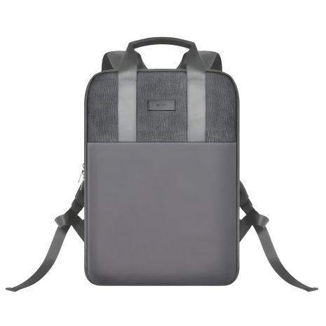 Модный серый рюкзак для ноутбуков Wiwu Minimalist Backpack 15.6"