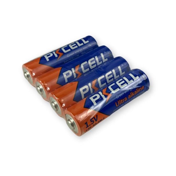 Батарейка щелочная PKCELL 1.5V AA/LR6, 4 штуки в блистере (PC/LR6-4B) АА Батарейка щелочная PKCELL 1.5V AA/LR6, 4 штуки в блистере (PC/LR6-4B) АА