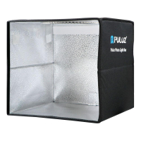 Лайтбокс Puluz PU5027B 25 см Кольц Лампа 6 Фонов Черный