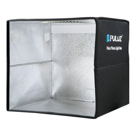 Лайтбокс Puluz PU5027B 25 см Кільця Лампа 6 Фонів Чорний