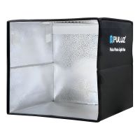 Puluz PU5027B 25 см Лайтбокс с кольцевой лампой и 6 фонами, черный