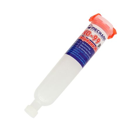 Прозорий поліуретановий клей Mechanic KO-99, 30ml, в шприці, швидковисихаючий