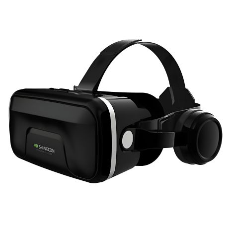 Виртуальные очки с наушниками Shinecon SC-G04EA (черные)
